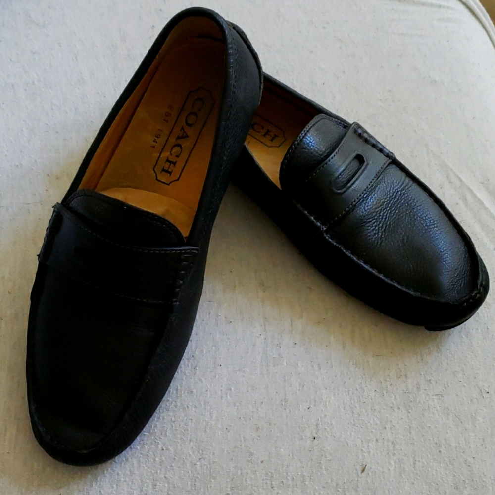 Mens Coach Driving Loafers